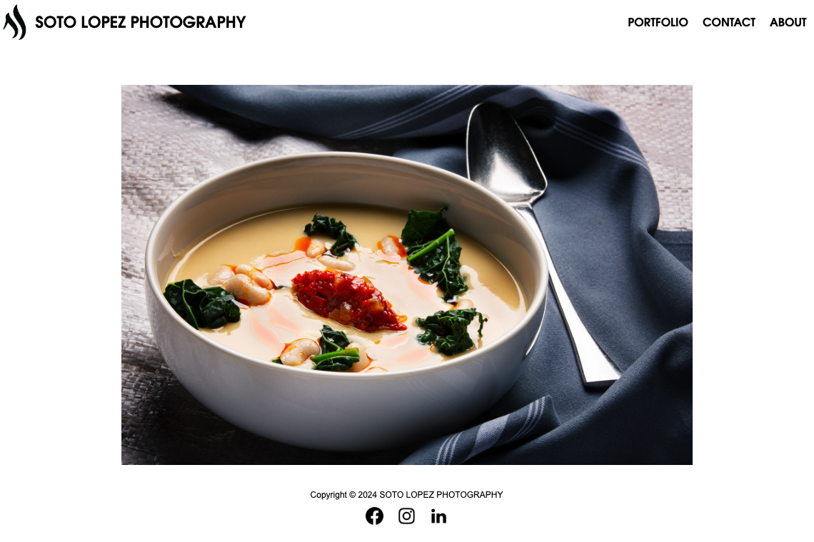Soto Lopez Photography project screenshot