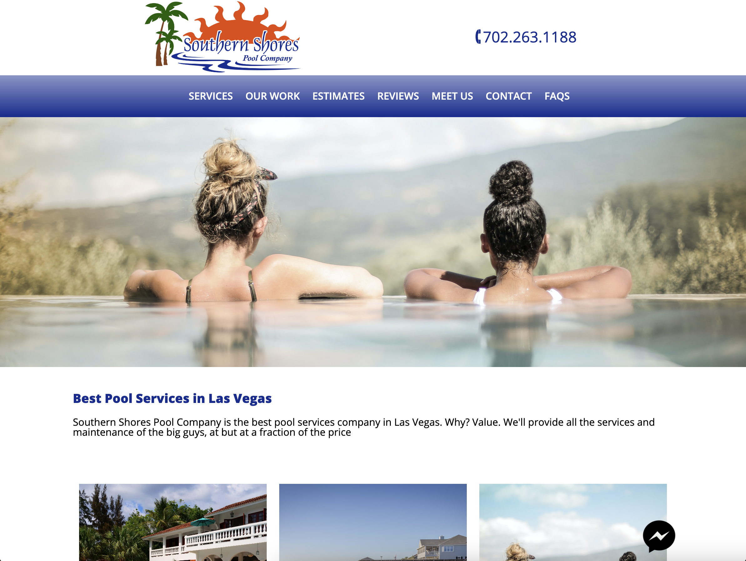 Southern Shores Pool Company project screenshot